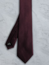 Burgundy Deluxe Silk Twill Tie