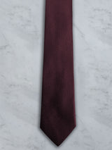 Burgundy Deluxe Silk Twill Tie