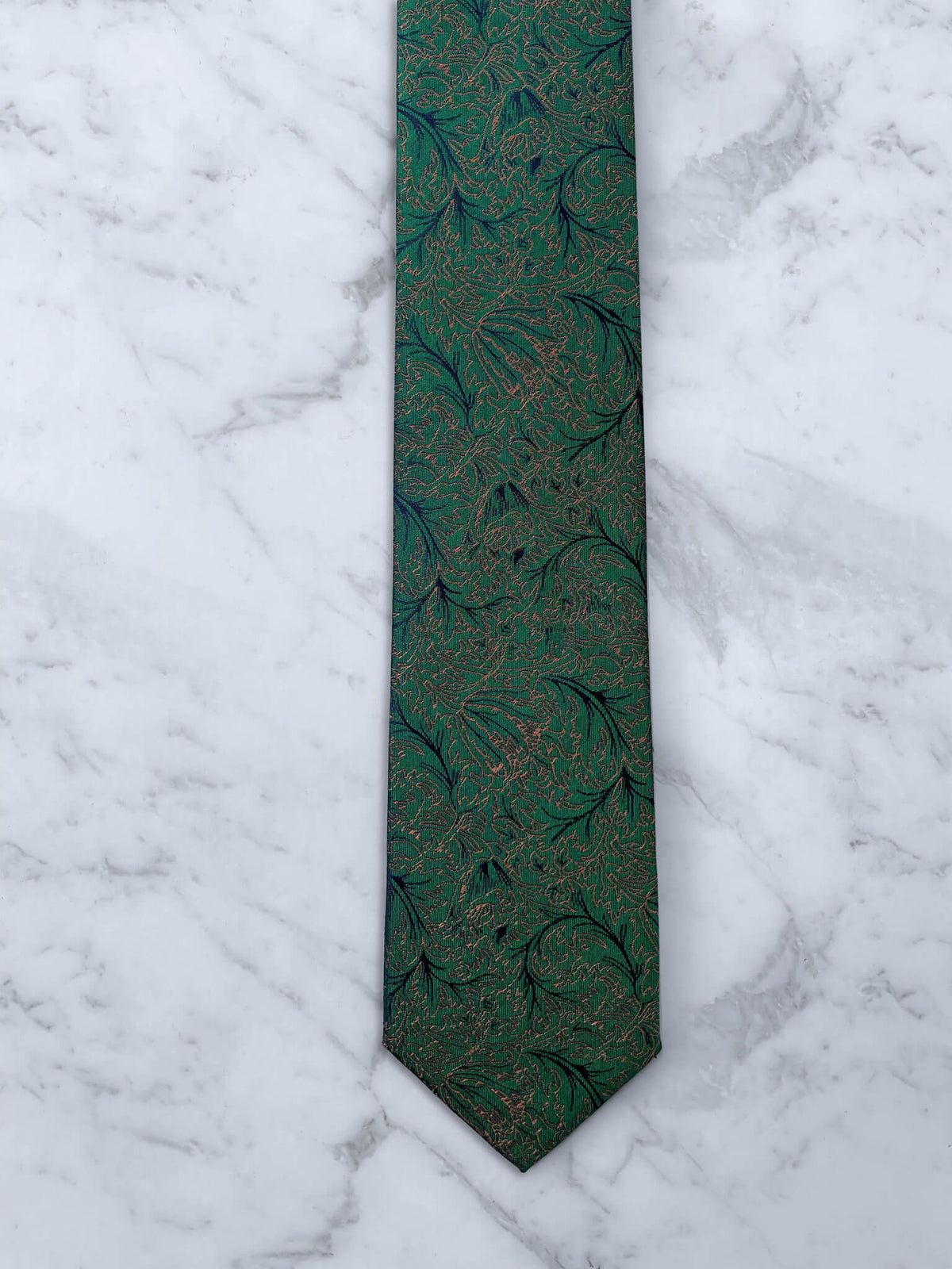 Emerald Verdure Silk Tie