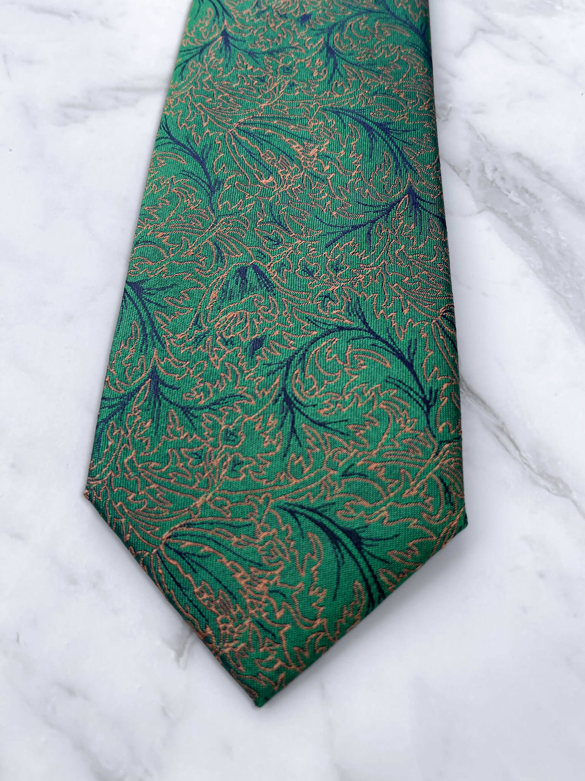 Emerald Verdure Silk Tie