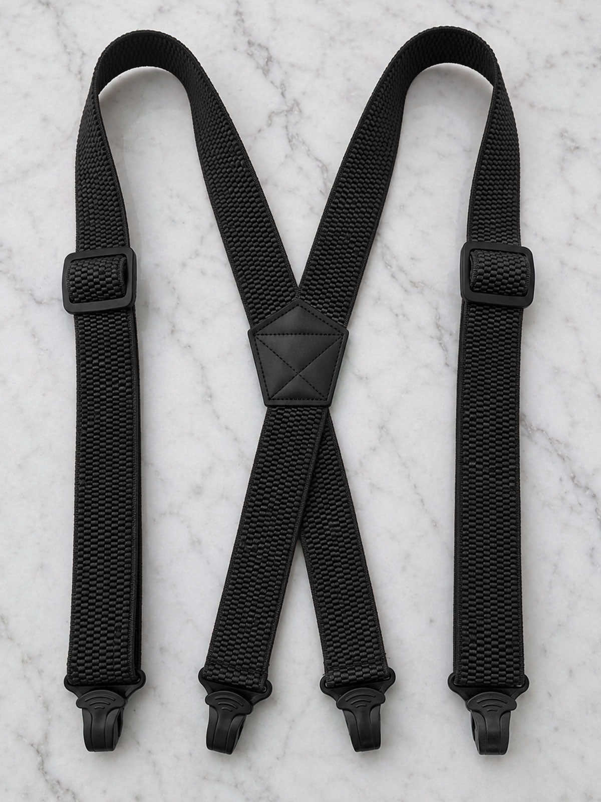 Black Airport Friendly Suspenders | No Buzz Travel Braces