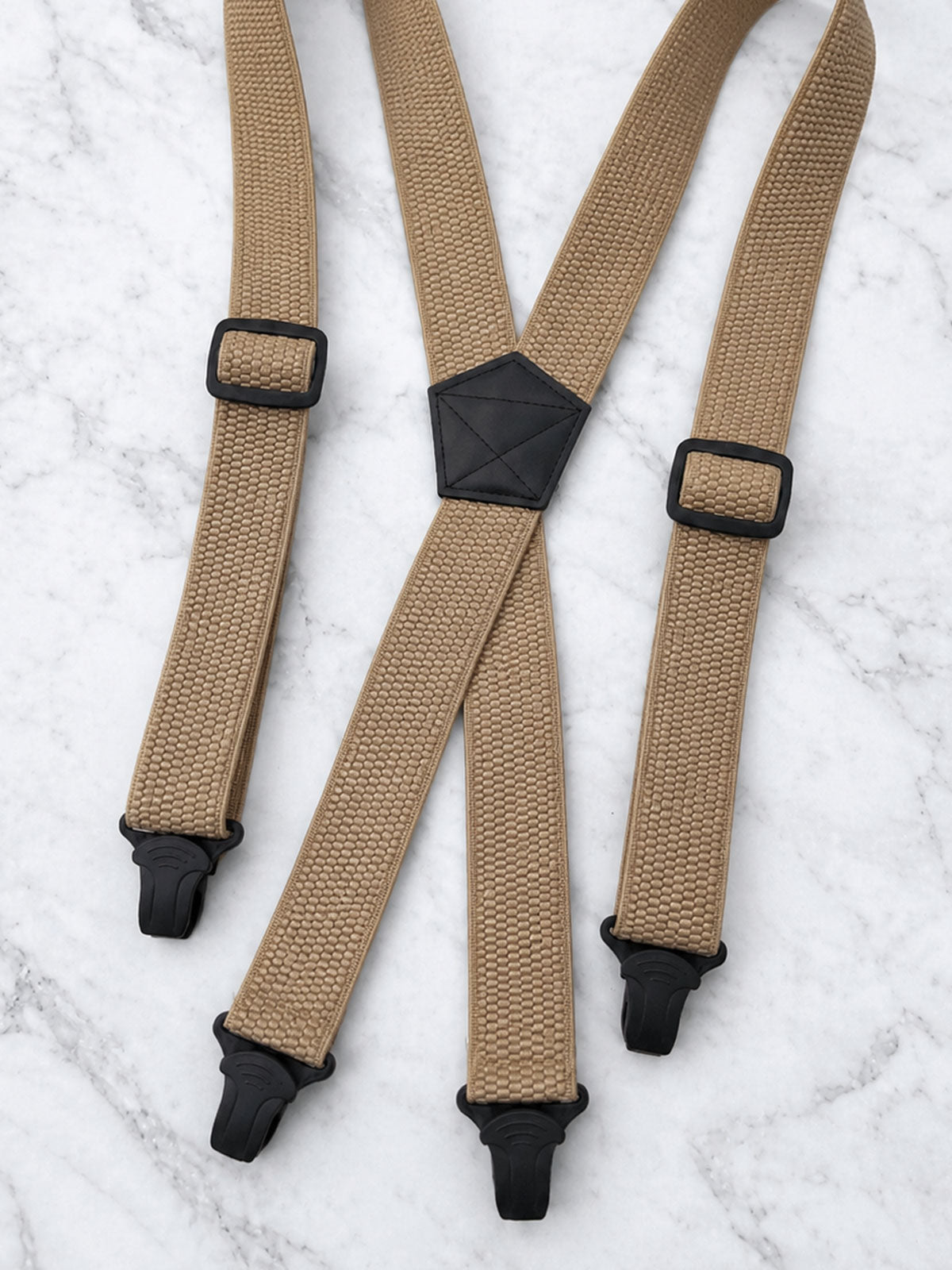 Oatmeal Airport Friendly Suspenders | No Buzz Travel Braces