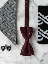 Voyage of the Vikings Silk Bow Tie Set