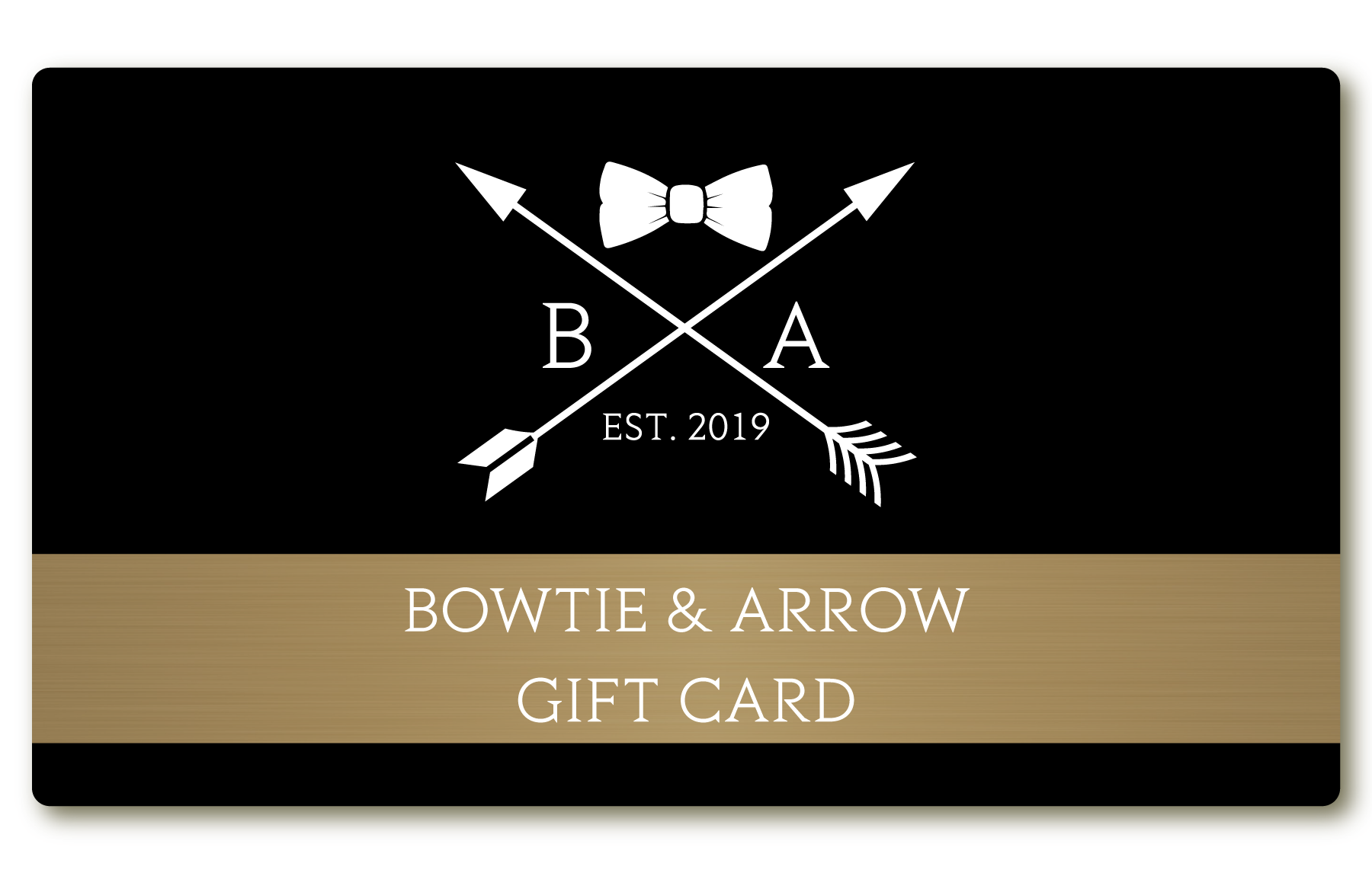 Gift Card Bowtie & Arrow