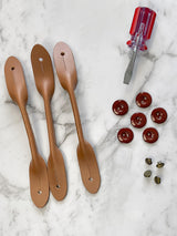 Full Leather Beige Suspenders