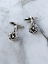 Silver Knot Cufflinks