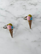 Pink Icecream Cufflinks | Novelty Cufflinks Gifts For Men