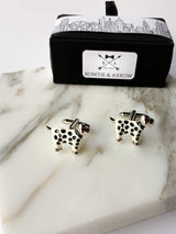 Animal Cufflinks Australia | Dalmation Dog Cufflinks In Gift Box