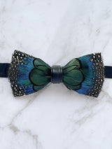Feather Bow Tie
