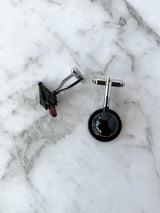 Gentleman's Hat and Umbrella Cufflinks