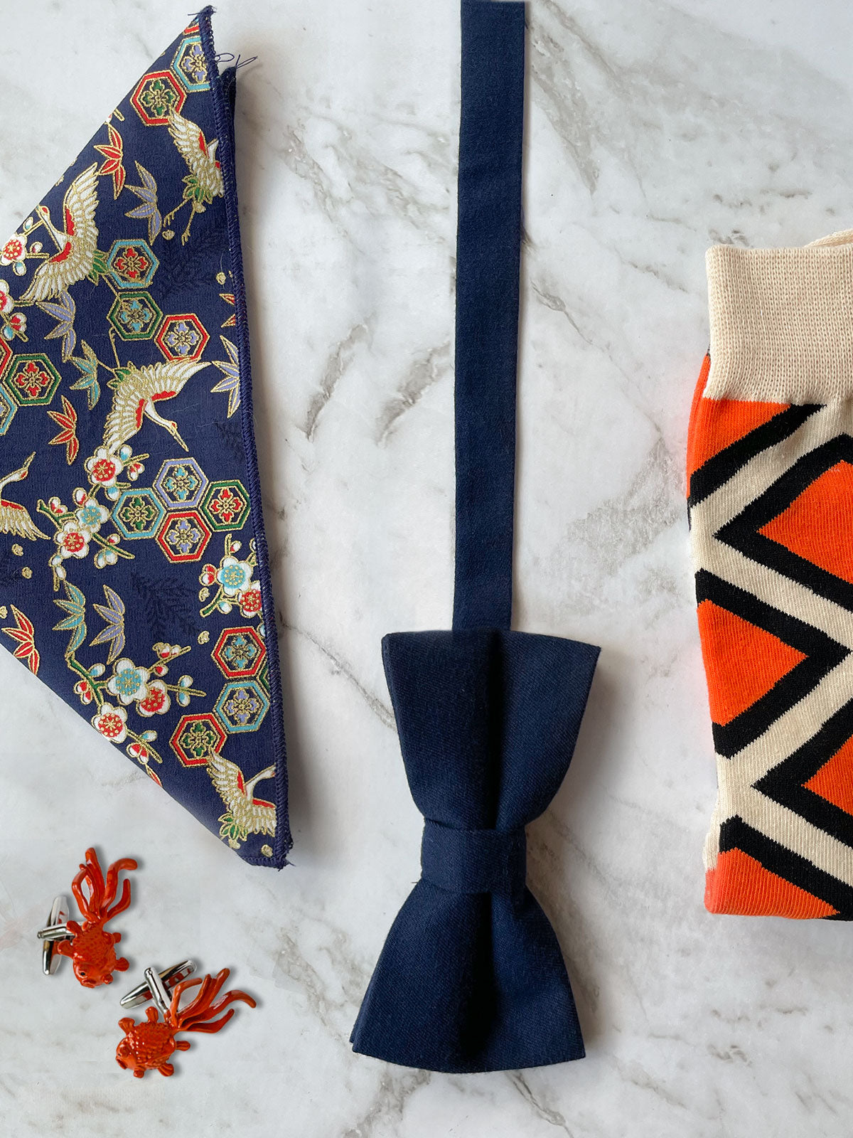 Oriental Dreams Cotton Bow Tie Set