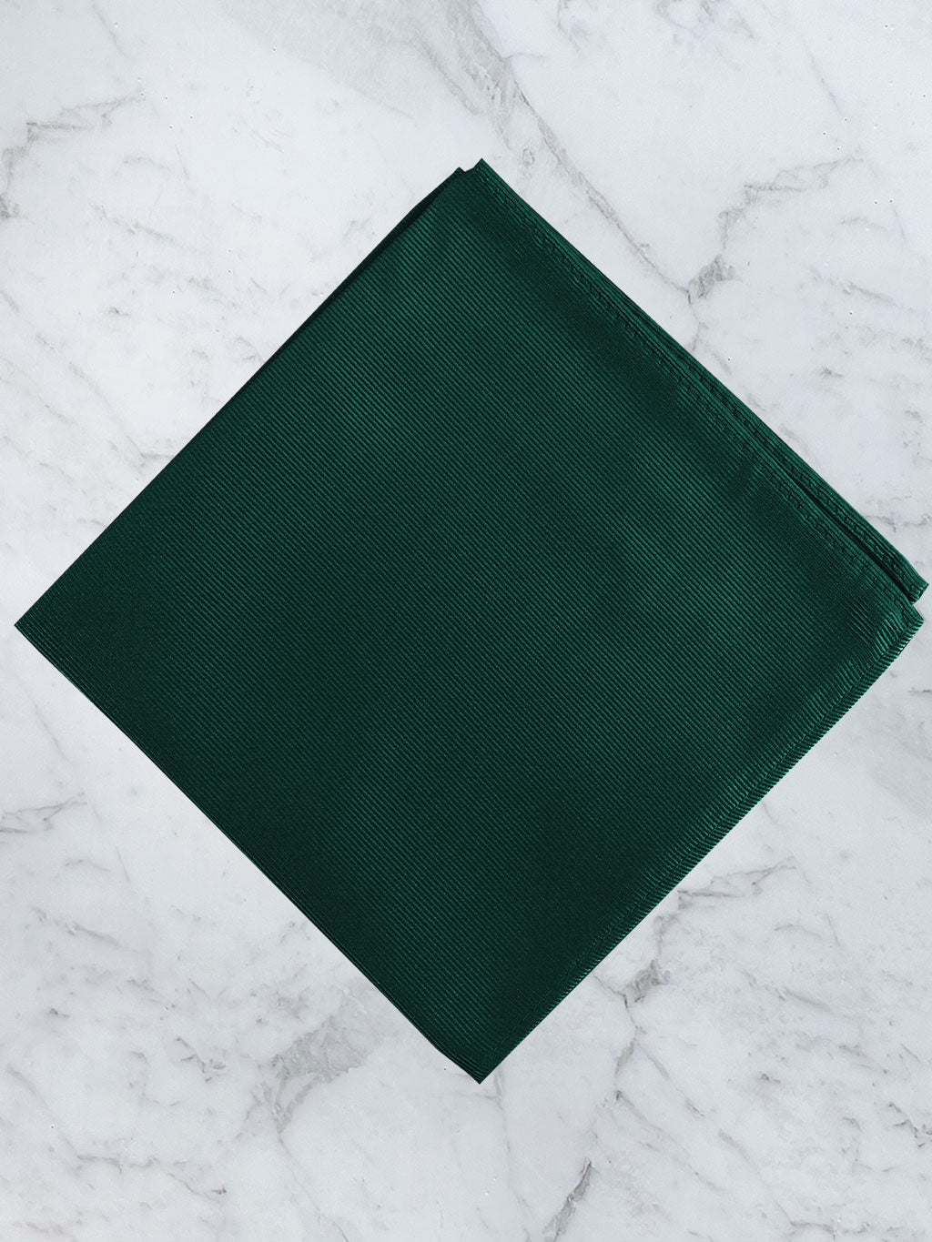 Emerald Green Deluxe Silk Twill Bow Tie & Pocket Square Set
