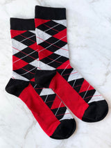 King Of Hearts Wool Bow Tie Set