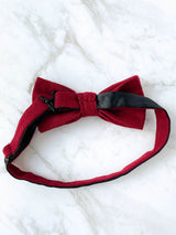 King Of Hearts Wool Bow Tie Set