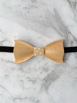 Kids Maple Wooden Bow Tie