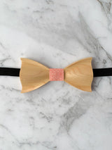 Kids Maple Wooden Bow Tie