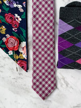 Shades of Floral Cotton Tie Set