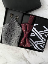 Voyage of the Vikings Silk Bow Tie Set