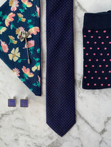 Polka Dot Silk Tie Set