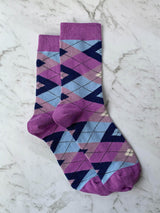 Lavender Martini Silk Tie Set