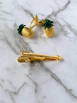 Pina Colada Silk Tie set