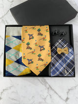 Pardon My Frenchie Silk Tie Set