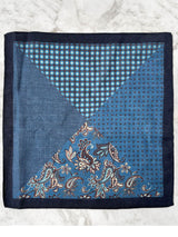 Smoky London Skies Wool Bow Tie Set