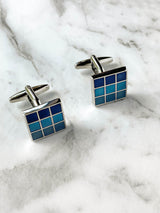 Smoky London Skies Wool Bow Tie Set