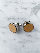 Wooden Cufflinks Australia | Maple Wood Cufflinks