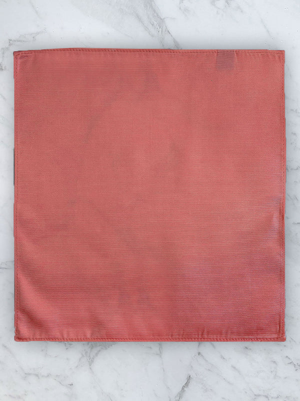 Coral Deluxe Silk Twill Pocket Square