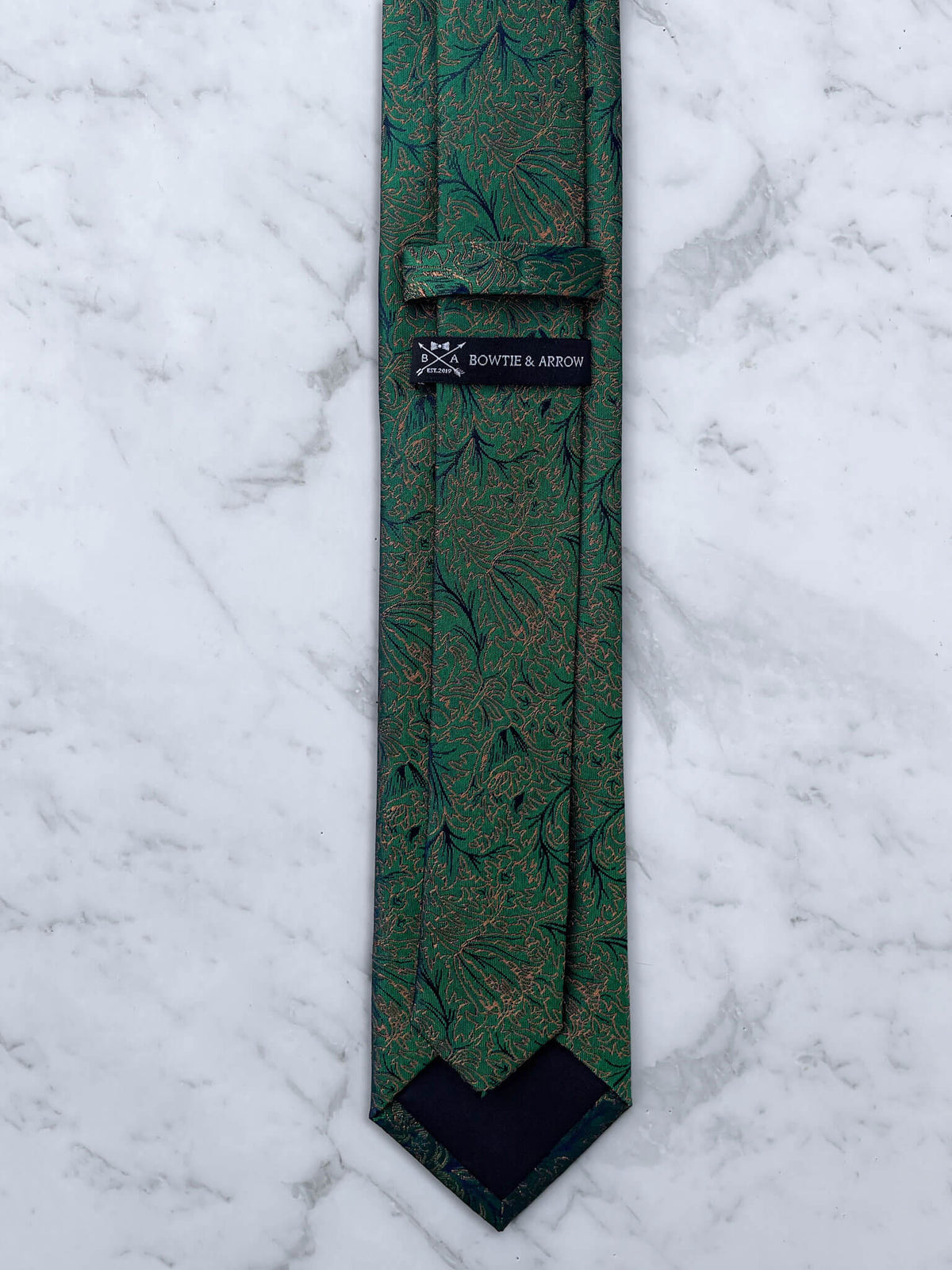 Emerald Verdure Silk Tie