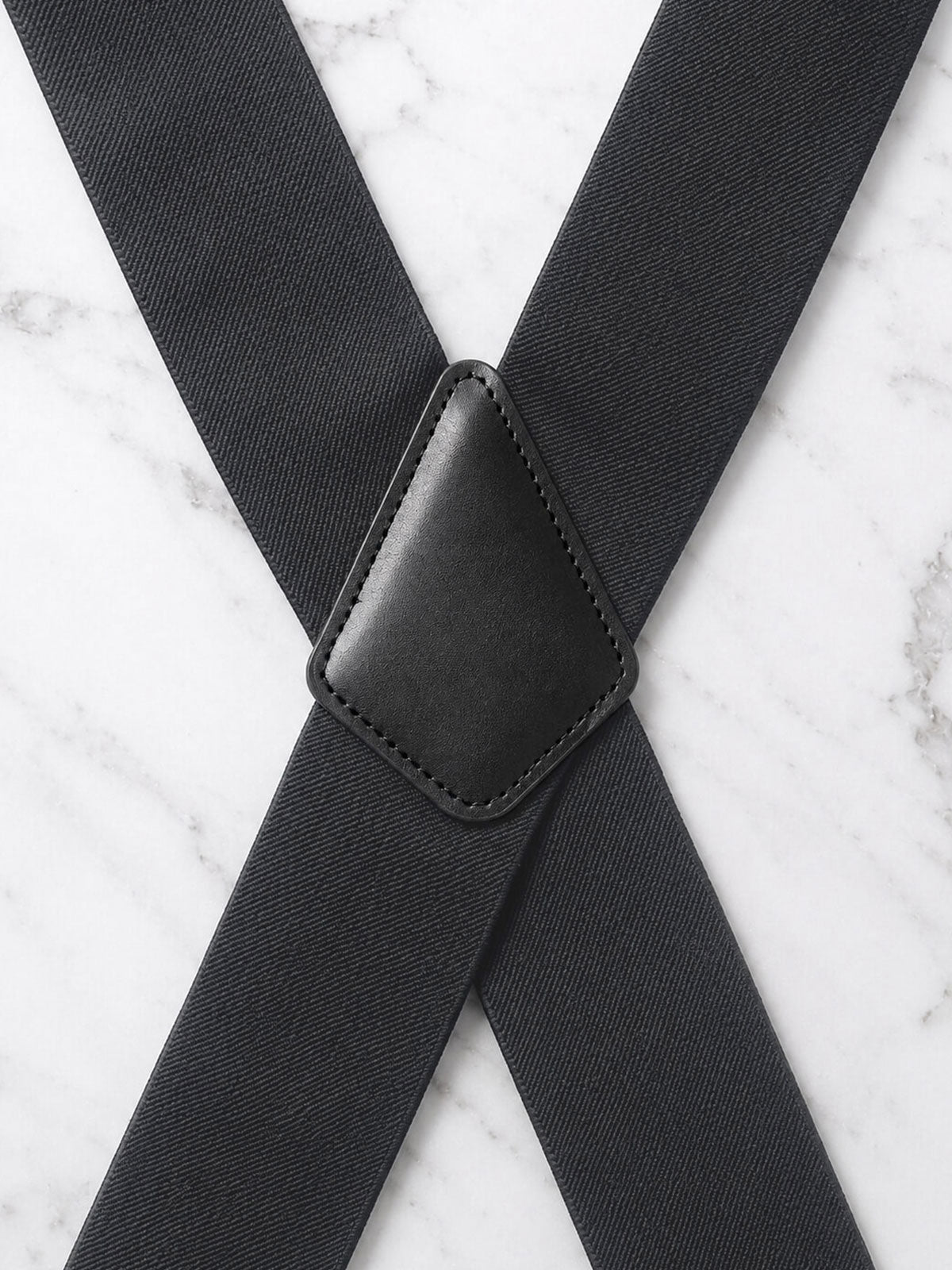 Charcoal Heavy Duty Extra Wide X-Back Work Suspenders