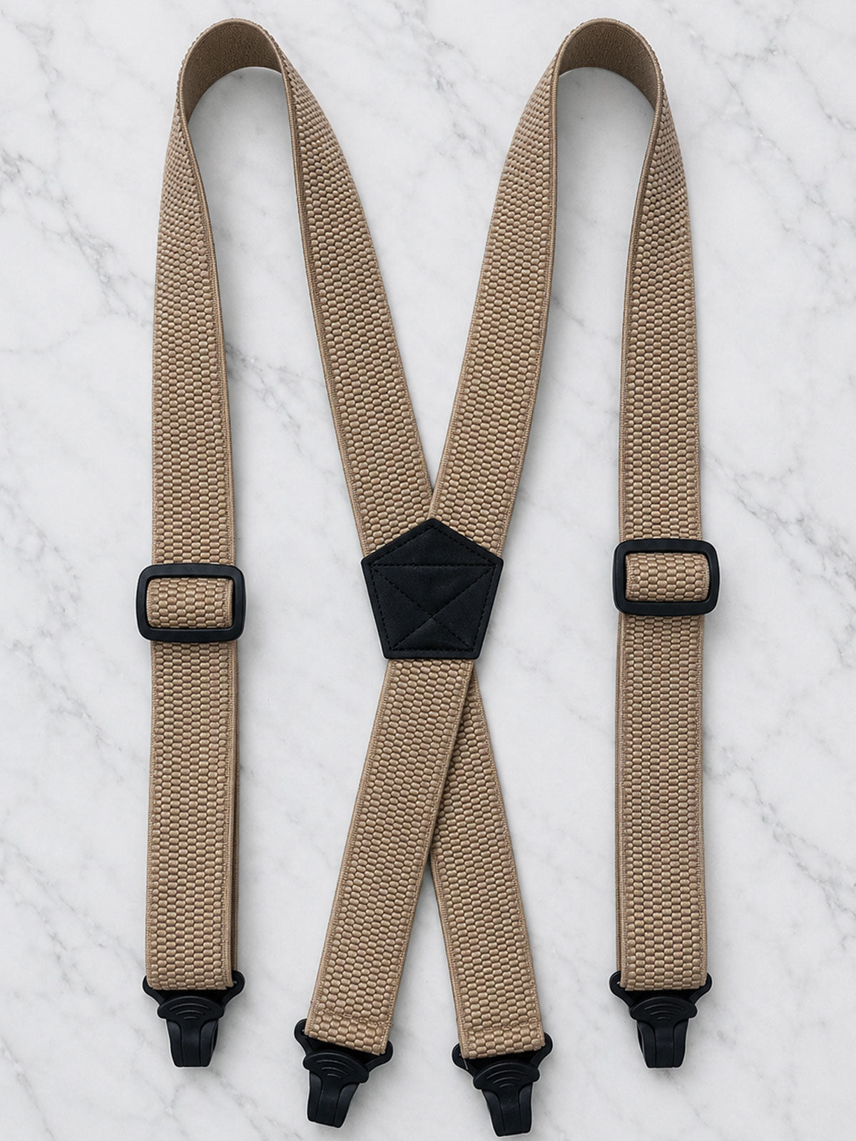 Oatmeal Airport Friendly Suspenders | No Buzz Travel Braces