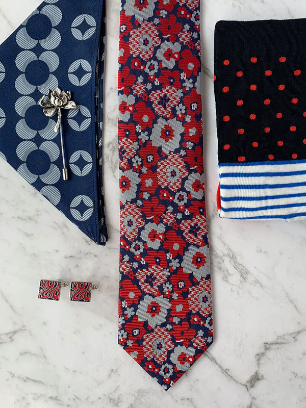 Poppy This On Silk Tie Set