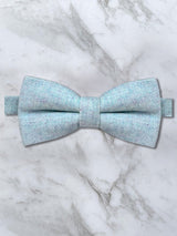 Baby Blue Wool Bow Tie