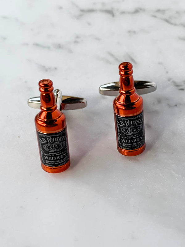 Whiskey Bottles Cufflinks