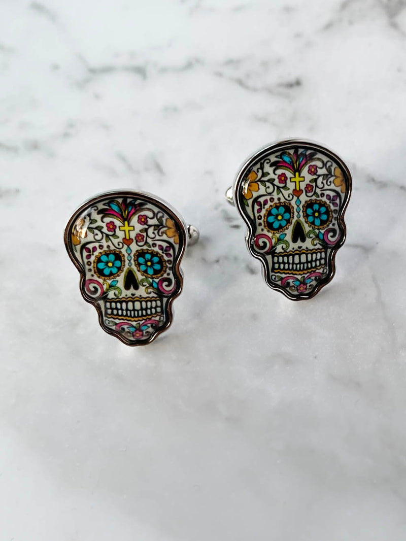 Day Of The Dead Skull Cufflinks | Gifts For Him