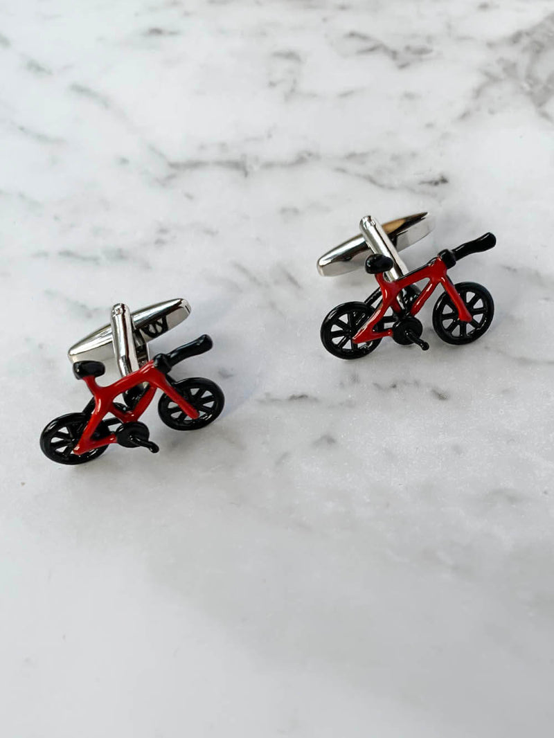 Red Bicycle Cufflinks Australia | Gifts For Him