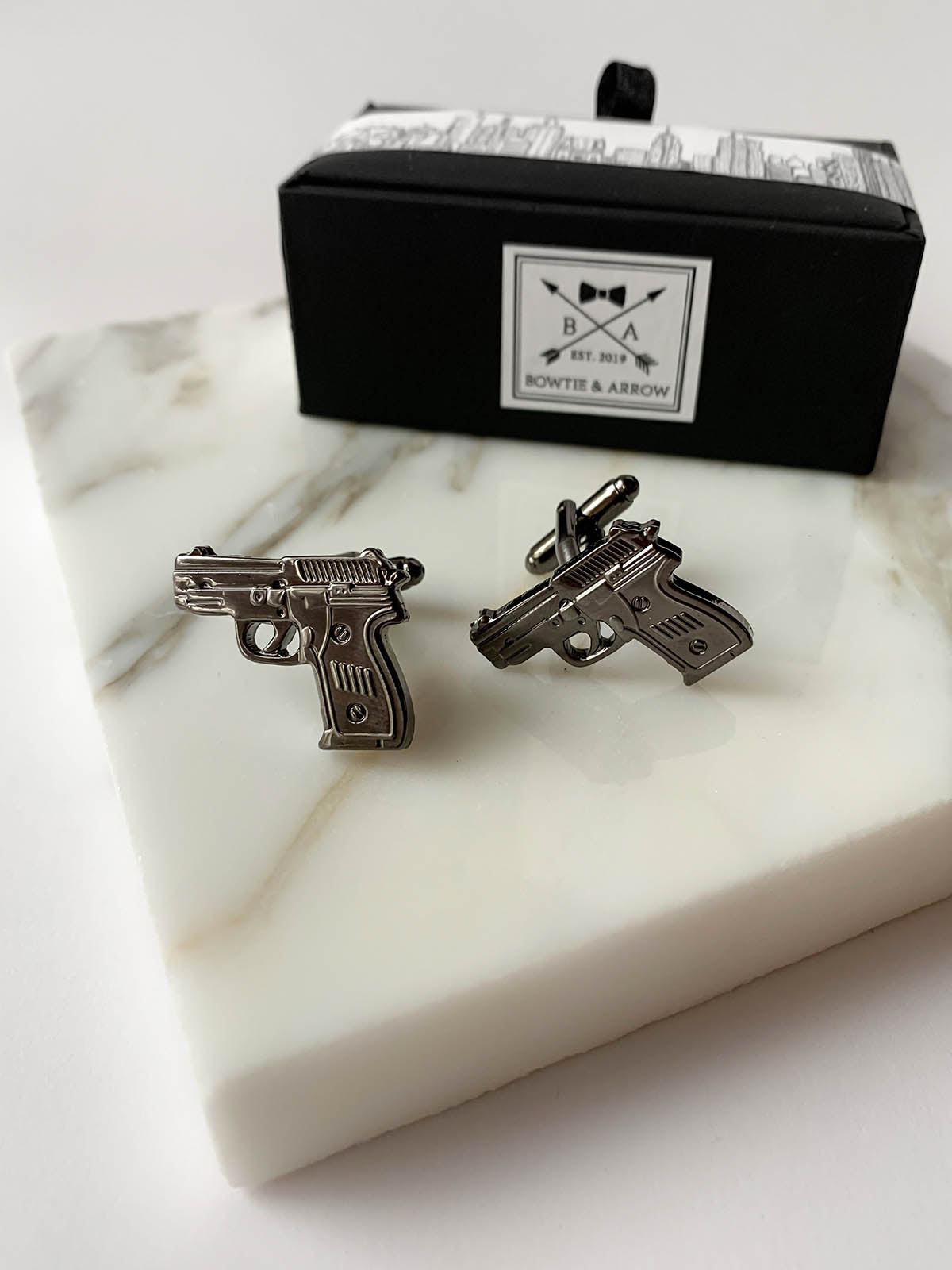 Vintage Gun Cufflinks – Bowtie & Arrow