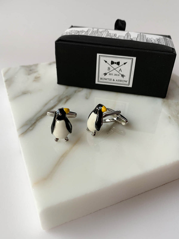 Penguin Animals Mens Cufflinks | Bowtie & Arrow Australia