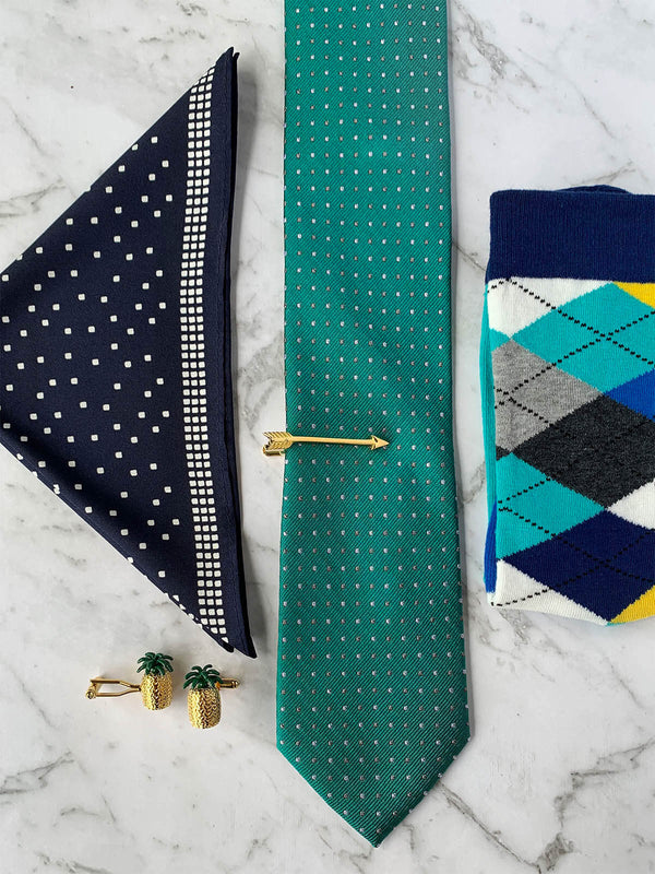 Pina Colada Silk Tie set