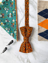 Feather in the Autumn Breeze Cotton Bow Tie Set