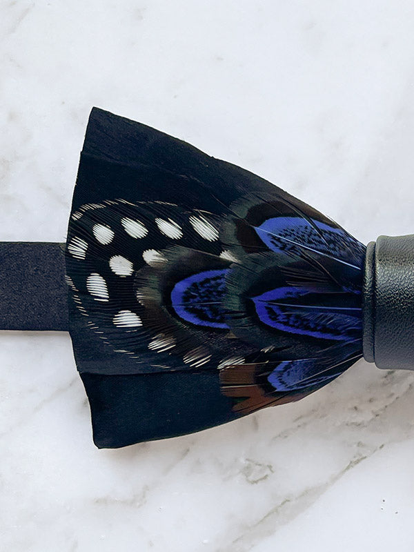 Feather Bow Tie