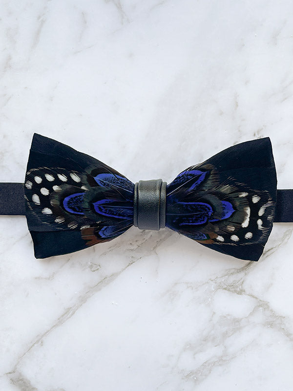 Feather Bow Tie
