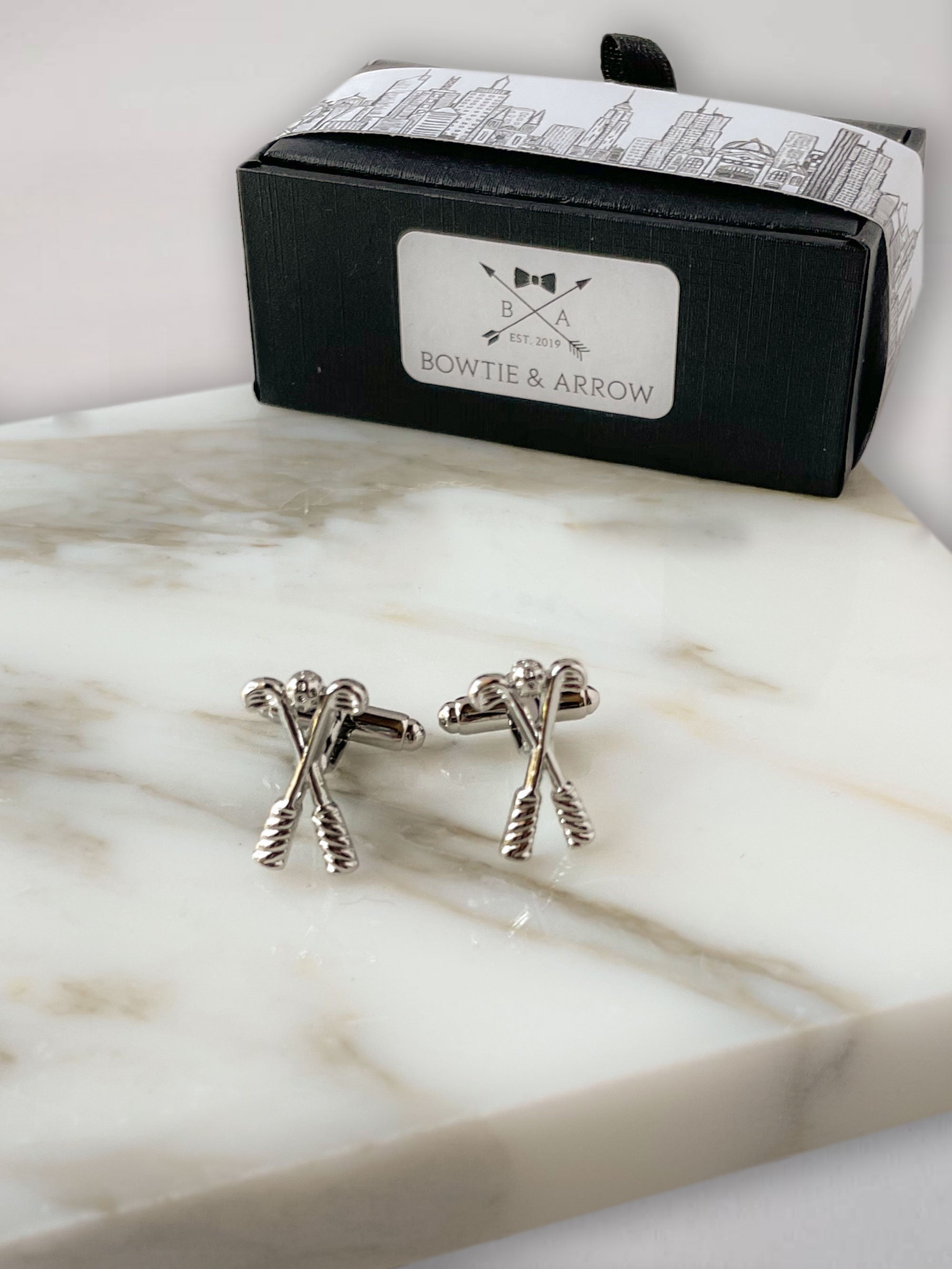 Golf Clubs & Ball Cufflinks