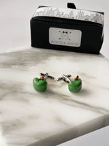 Green Apple Cufflinks