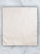 Ivory Deluxe Silk Twill Pocket Square