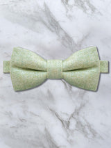 Mint Wool Bow Tie