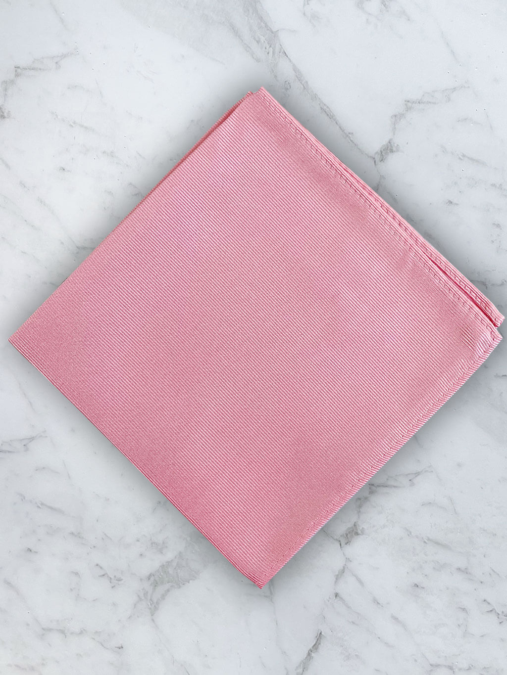 Pink Deluxe Silk Twill Bow Tie & Pocket Square Set