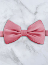 Pink Deluxe Silk Twill Bow Tie